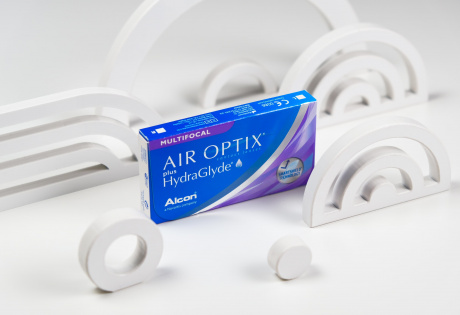 Air Optix plus HydraGlyde Multifocal Alcon Multifokālās kontaktlēcas