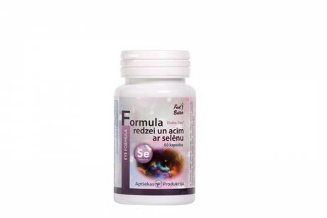 Eye Formula with selenium Aptiekas produkcija Supplements