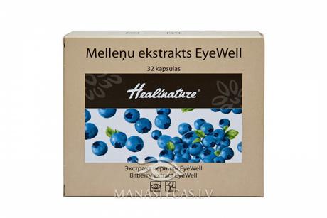 Экстракт черники EyeWell Aptiekas produkcija Пищевые добавки