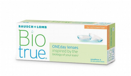 Biotrue ONEday for Astigmatism Bausch & Lomb Toriskās kontaktlēcas
