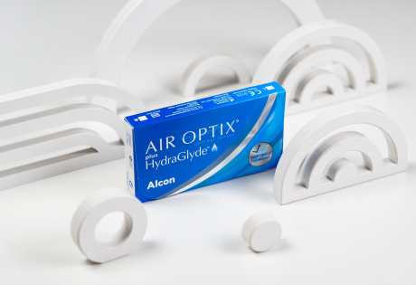 Air Optix plus HydraGlyde (Air Optix Aqua) Alcon Mēneša kontaktlēcas