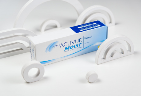 1-Day Acuvue MOIST Johnson & Johnson Vienas dienas kontaktlēcas