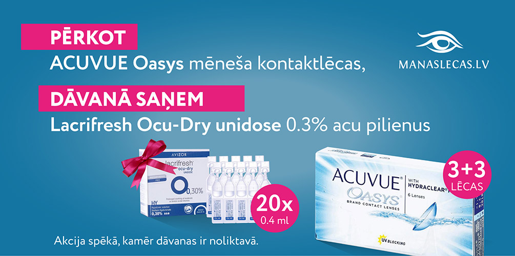 Acuvue oasys 3+3+DĀVANA